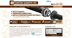 Desktop Screenshot of customgasketsltd.com